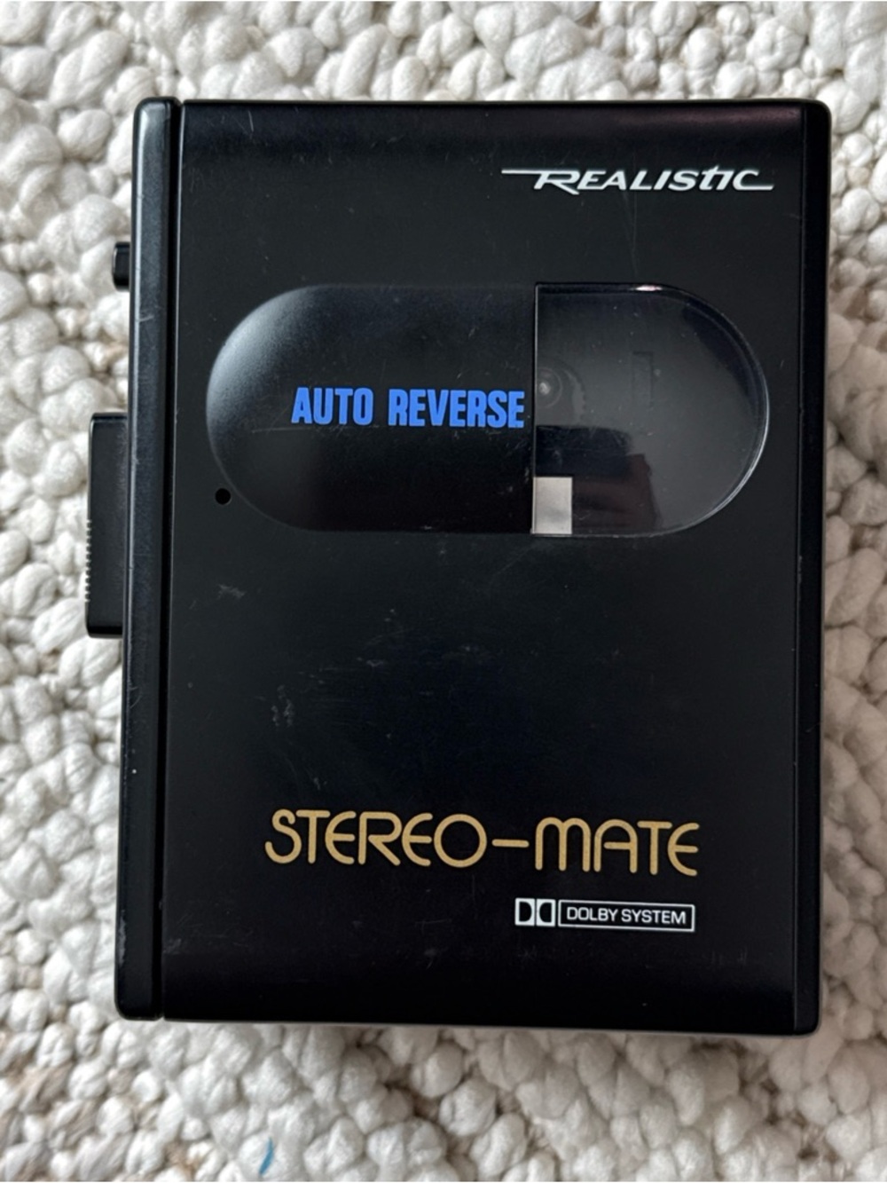 Vintage Realistic Stereo-Mate SCP-35 Cassette Player Auto Reverse Dolby System